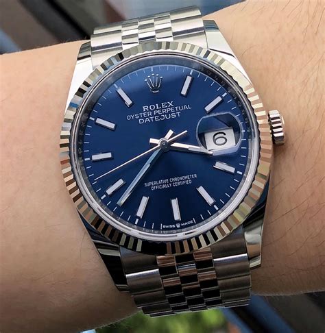 rolex datejust jubile quadrante blu|rolex datejust watches.